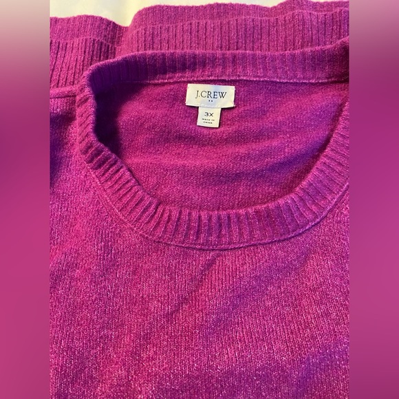 EUC Jcrew Factory crew neck sweater in extra soft yarn plus size 3x - Picture 3 of 8